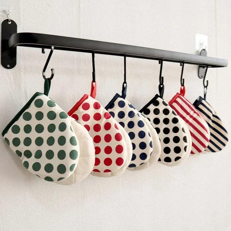 Heat Resistant Glove - 1 paar katoenen ovenwanten en pannenwarmhouders,
