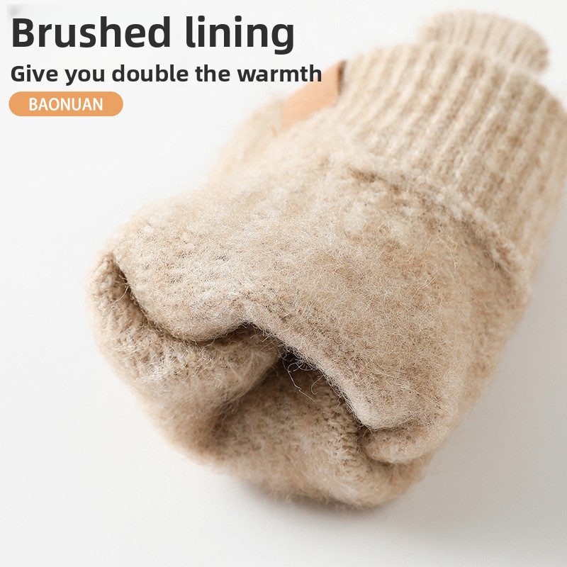 Dames winterhandschoenen, dikk - Wool Glove Lined recensie en prijs