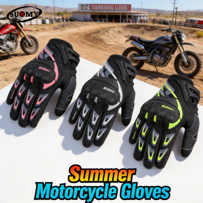 Zomer motorhandschoenen, ademe - Motorcycle Glove Knuckle recensie en prijs