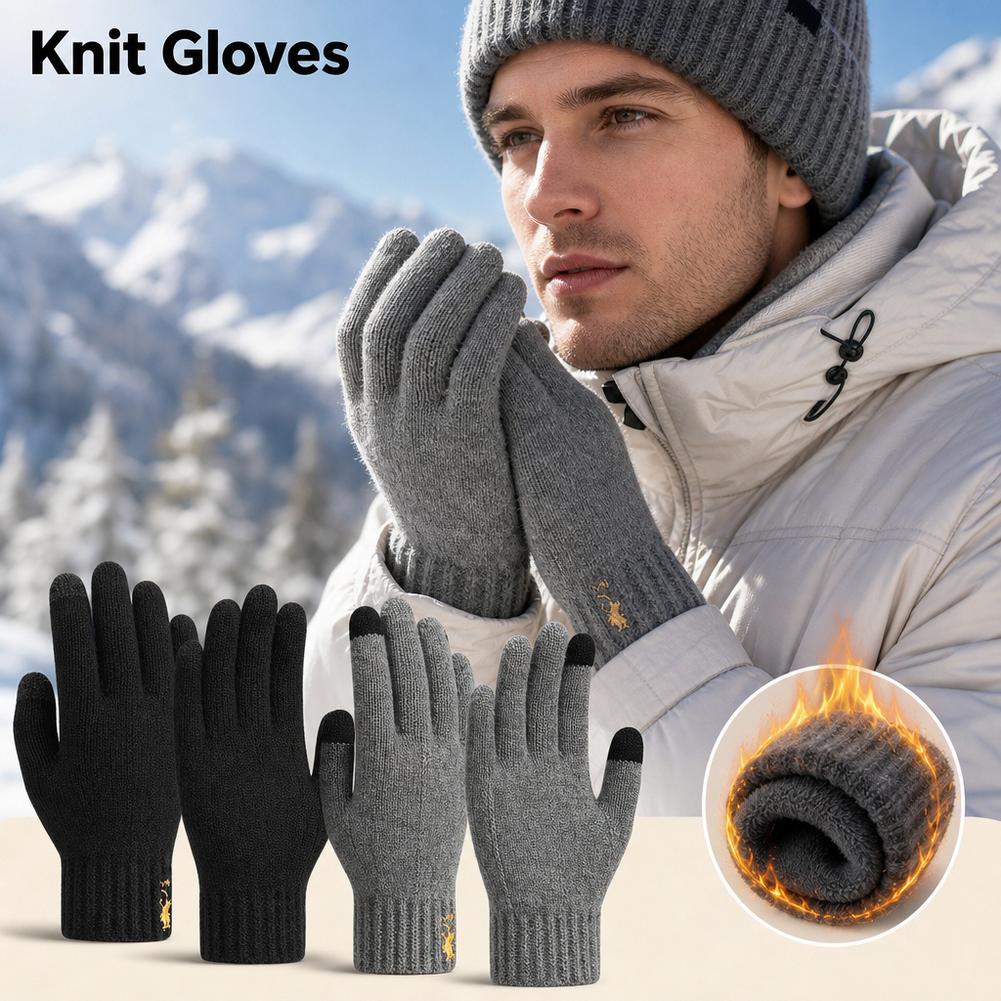 Winter gebreide handschoenen m - Wool Glove Lined recensie en prijs