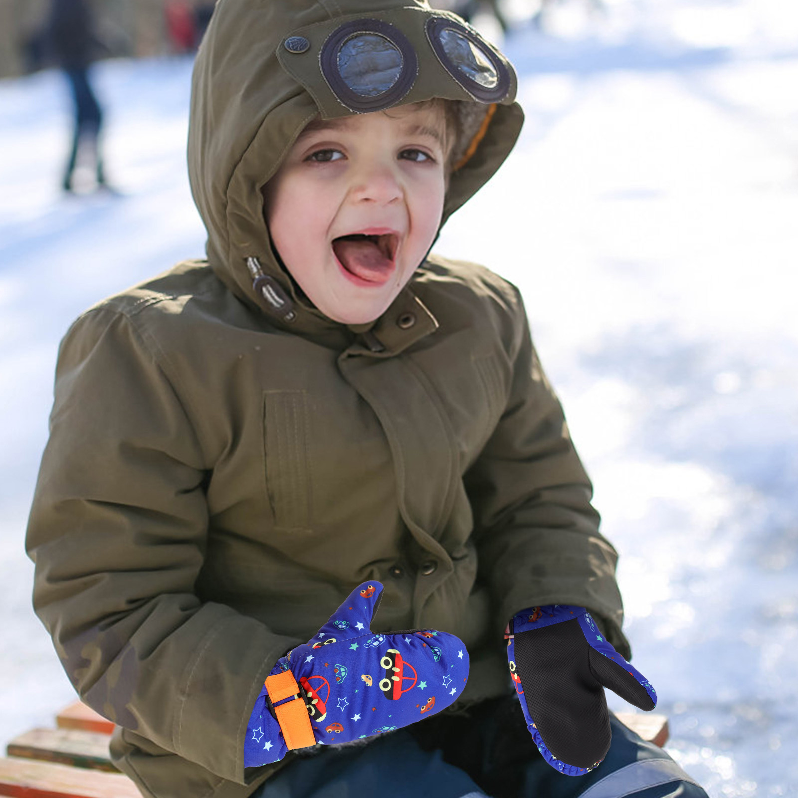 1 paar kinderskihandschoenen,  - Ski Glove Waterproof recensie en prijs